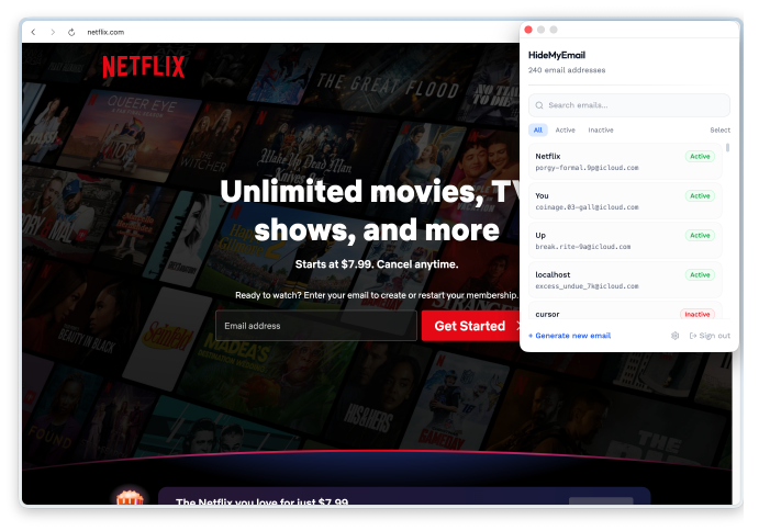 HideMyEmail for iCloud